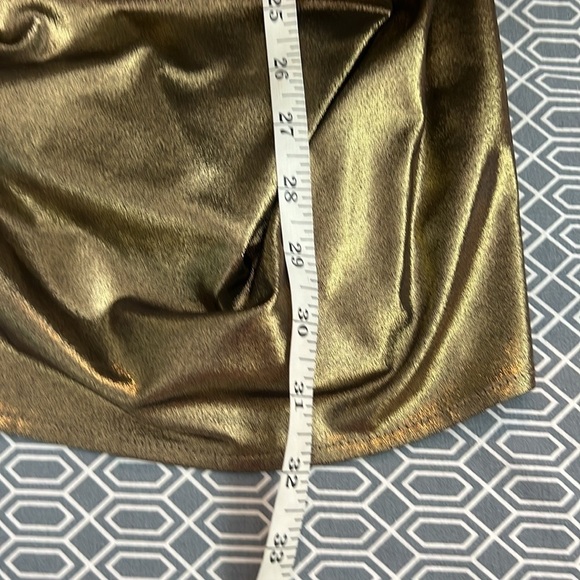 Love...Ady, Liquid-Flare Gold Metallic Dress, All-Seasons,Day to Night,Size XS - Picture 8 of 8